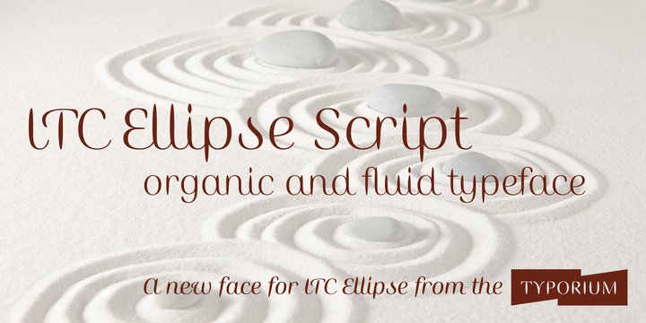 Przykładowa czcionka Ellipse ITC #1