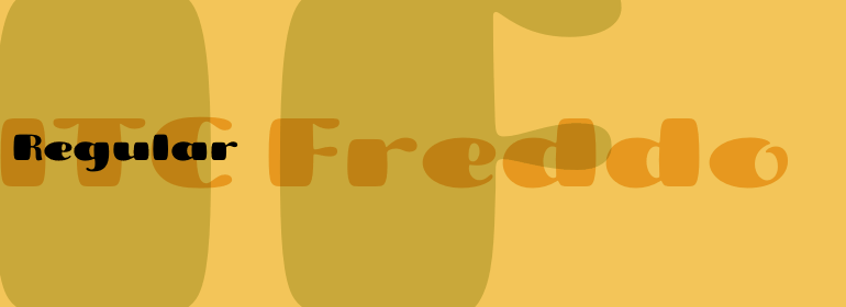 Przykładowa czcionka Freddo ITC #1