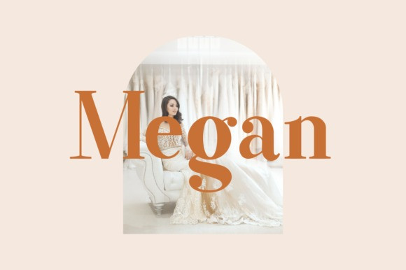 Przykładowa czcionka Megan #1