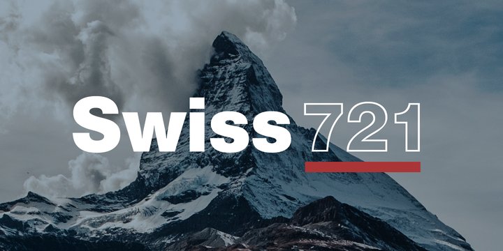 Przykładowa czcionka Swiss 721 #1