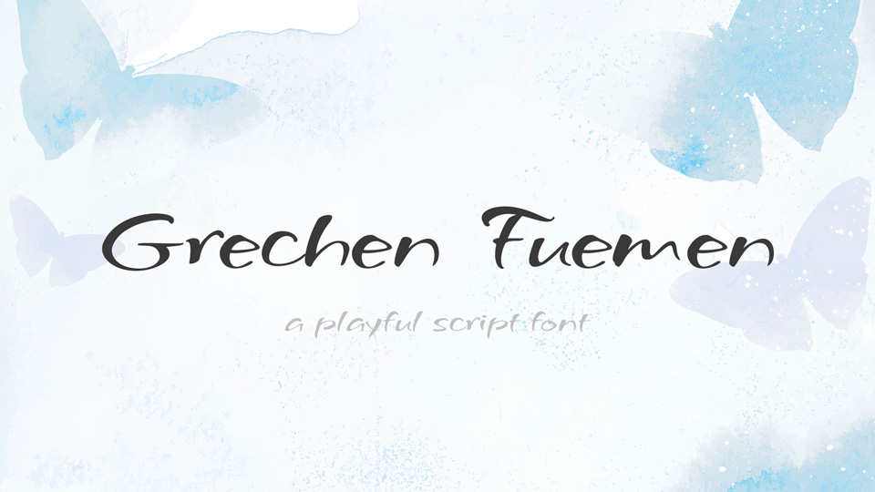 Przykładowa czcionka Grechen Fuemen #1