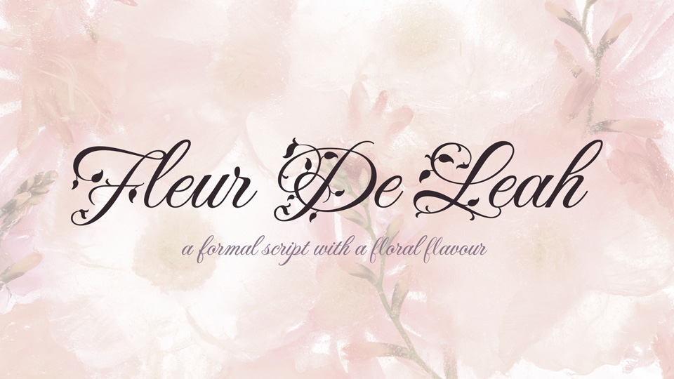 Przykładowa czcionka Fleur De Leah #1