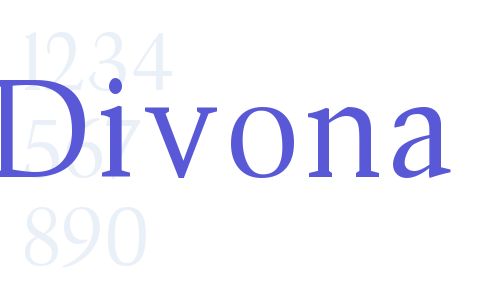 Przykładowa czcionka Divona #1
