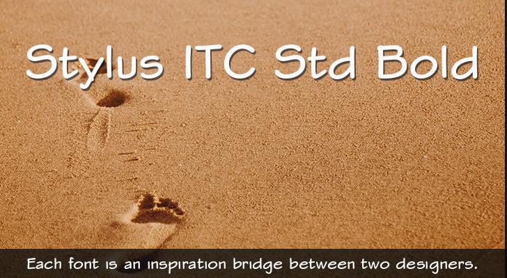 Przykładowa czcionka Stylus ITC #1