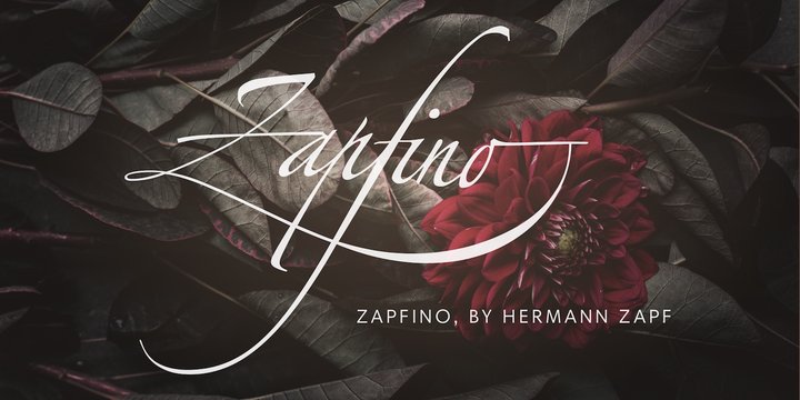 Przykładowa czcionka Zapfino Extra #1