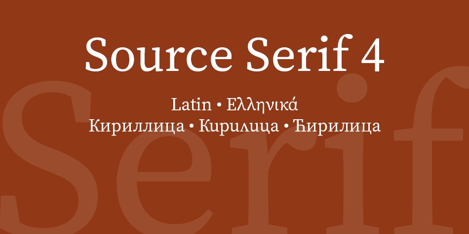 Przykładowa czcionka Source Serif 4 #1