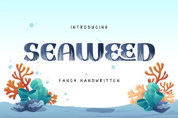 Przykładowa czcionka Seaweed #1