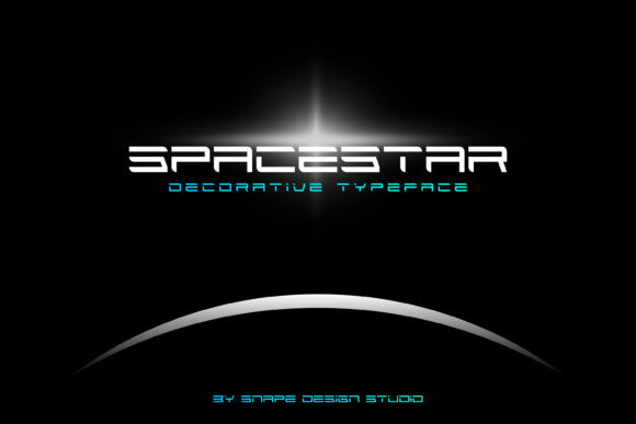 Przykładowa czcionka Spacestar #1