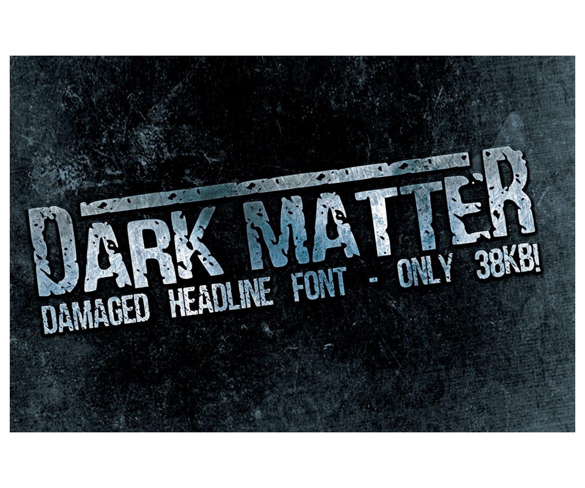 Przykładowa czcionka Horde Dark Matter #1
