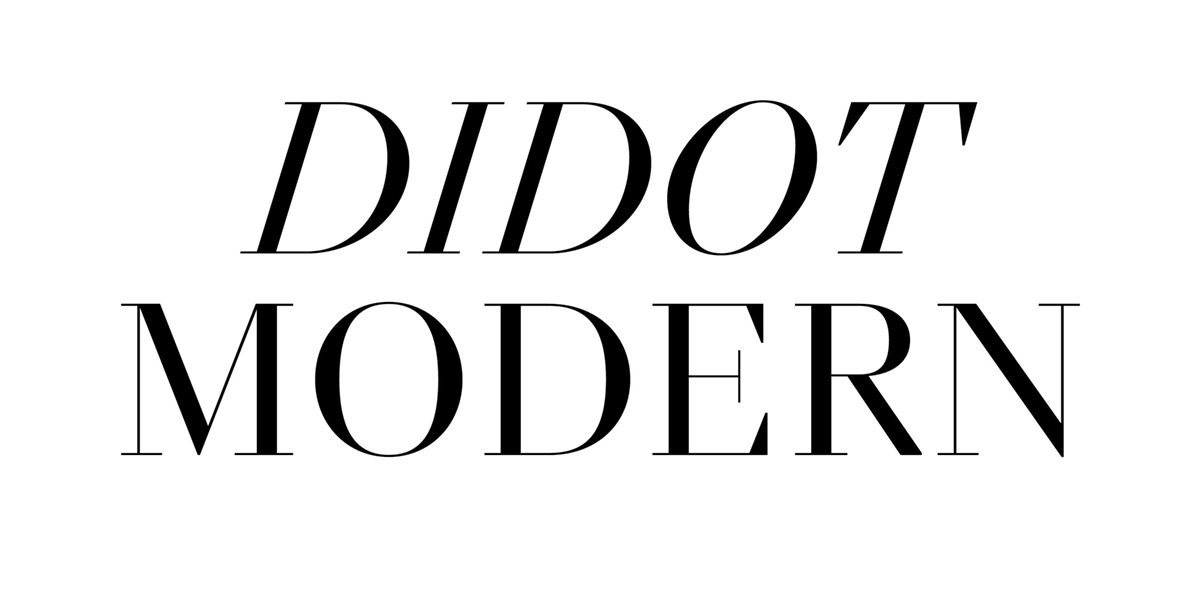 Przykładowa czcionka NN Didot Modern #1
