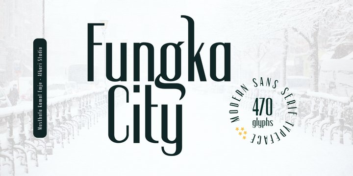 Przykładowa czcionka Fungka City #1