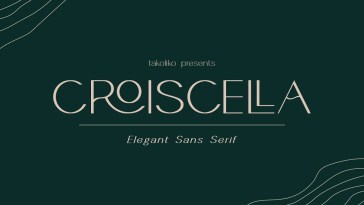 Przykładowa czcionka Croiscella #1