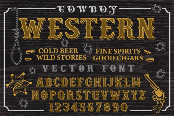 Przykładowa czcionka Western #1