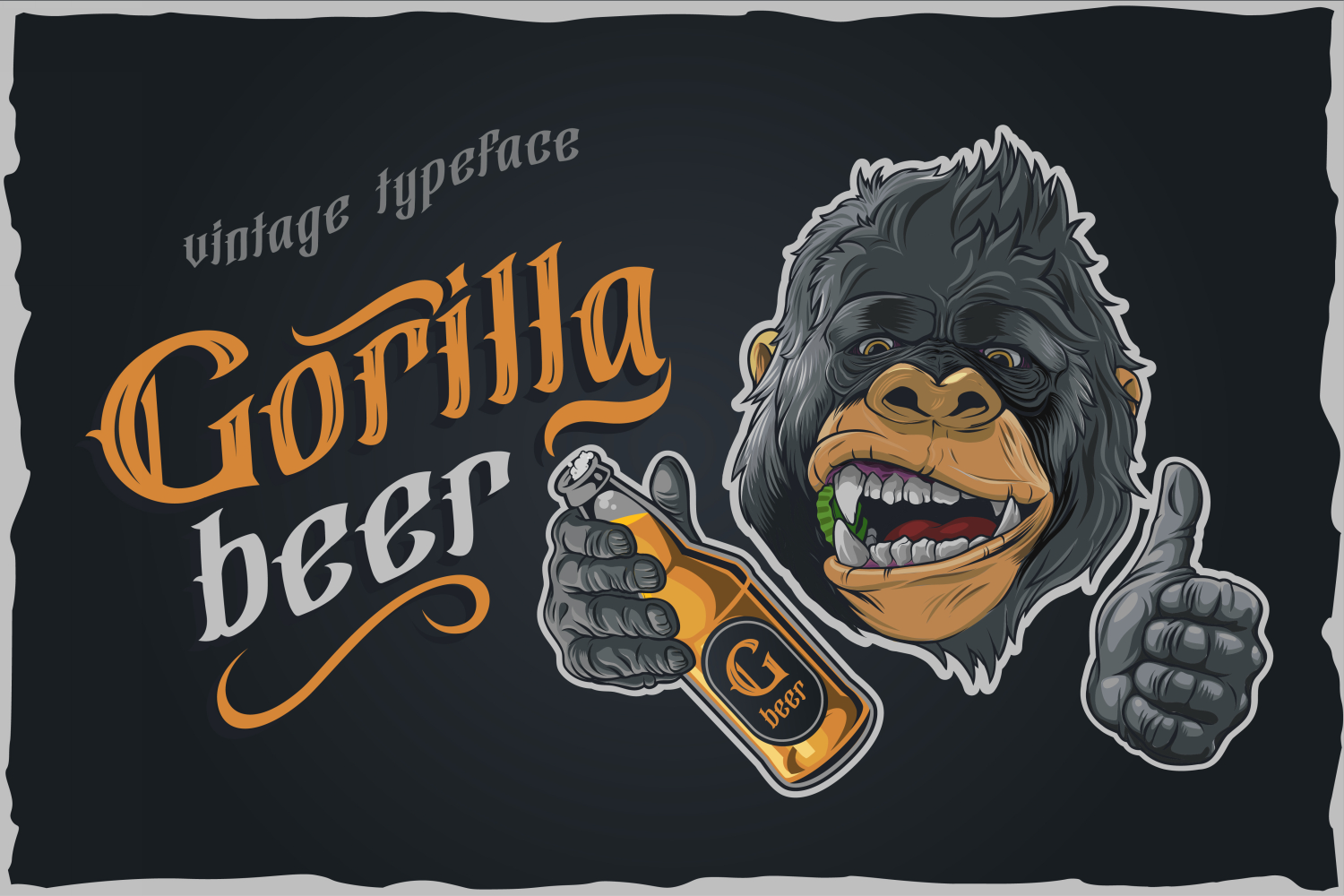 Czcionka Gorilla beer
