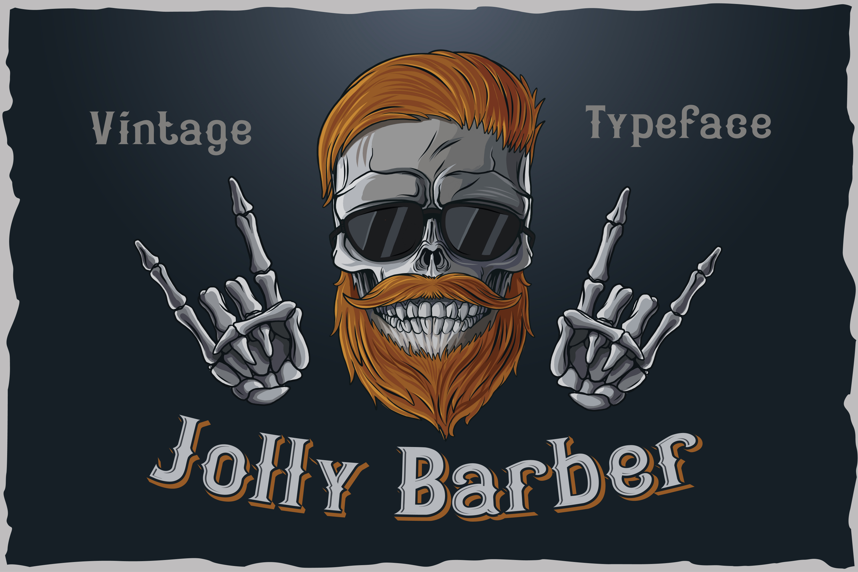 Przykładowa czcionka Jolly Barber #1