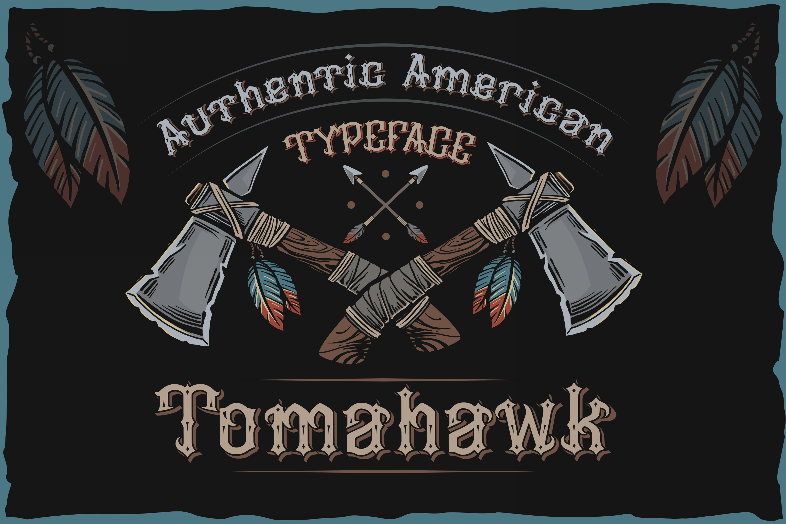 Przykładowa czcionka Tomahawk #1