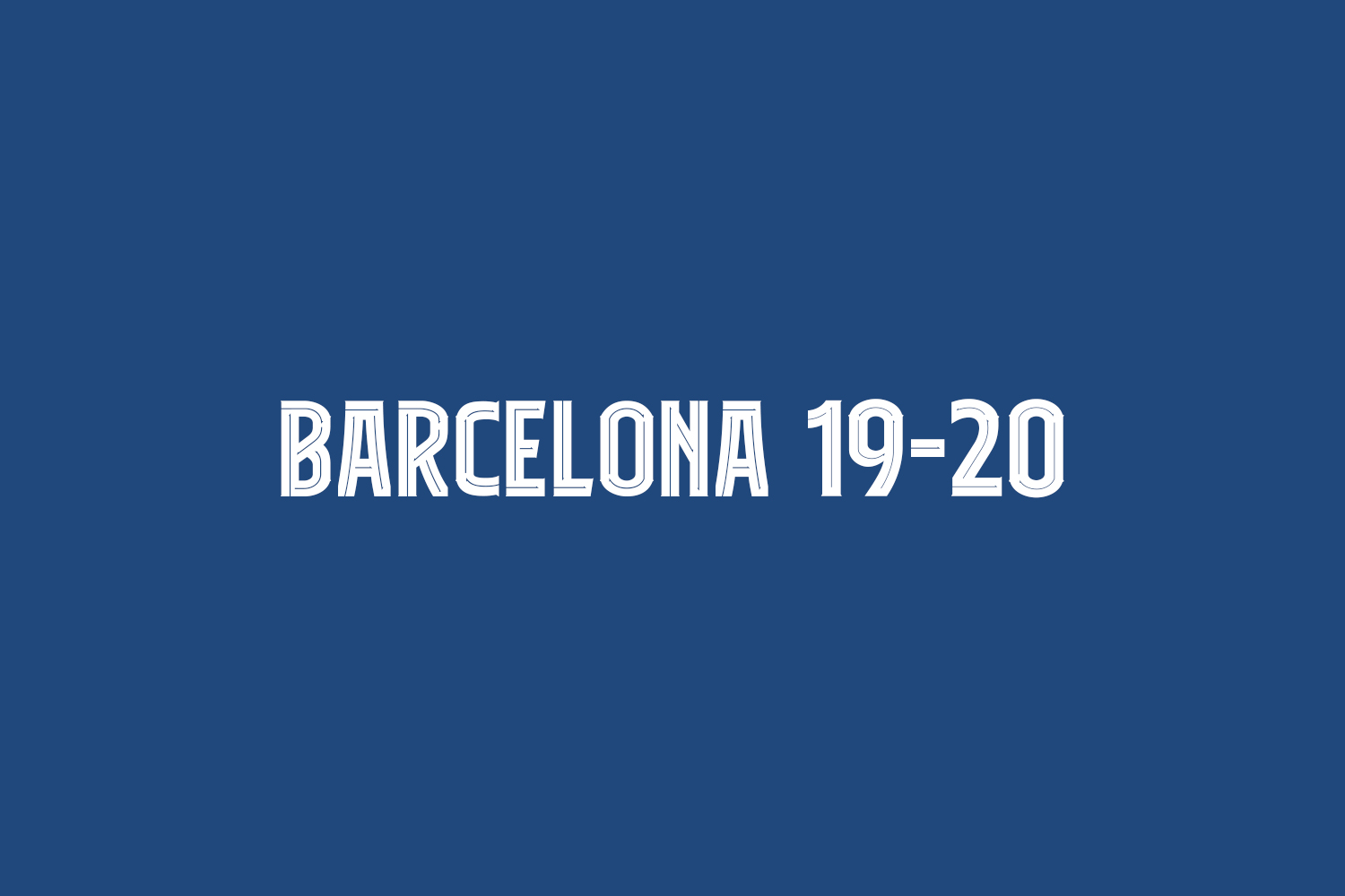 Przykładowa czcionka Barcelona 19-20 #1