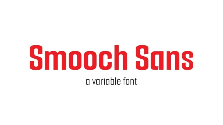 Przykładowa czcionka Smooch Sans #1