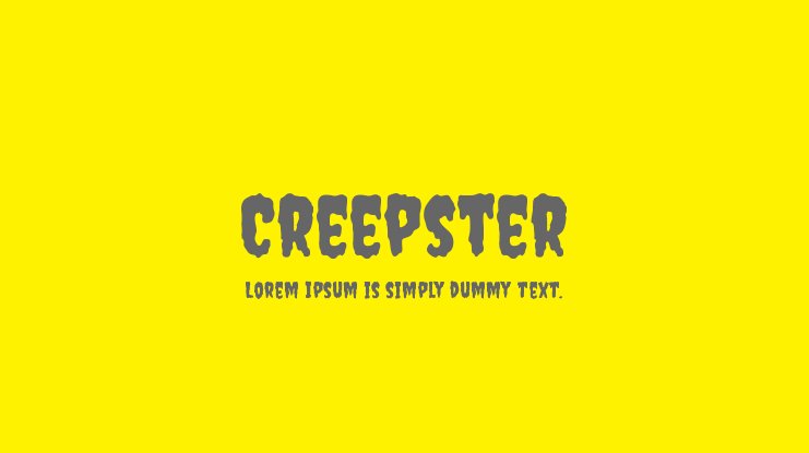Przykładowa czcionka Creepster #1