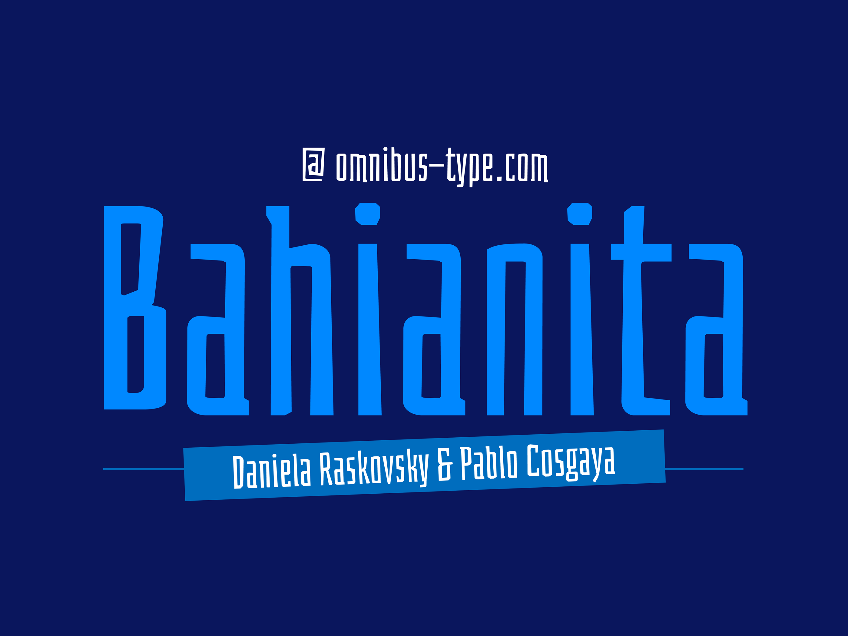 Przykładowa czcionka Bahianita #1