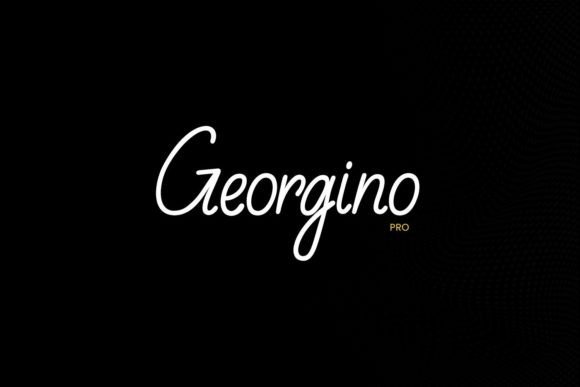Przykładowa czcionka Georgino #1