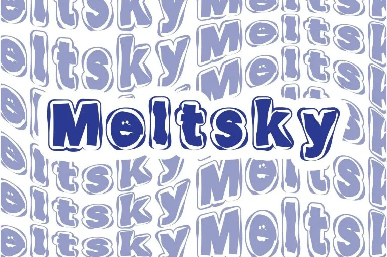 Przykładowa czcionka Meltsky #1