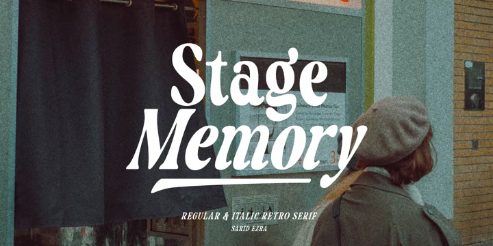 Przykładowa czcionka Stage Memory #1