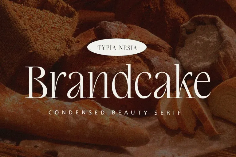 Przykładowa czcionka Brandcake #1