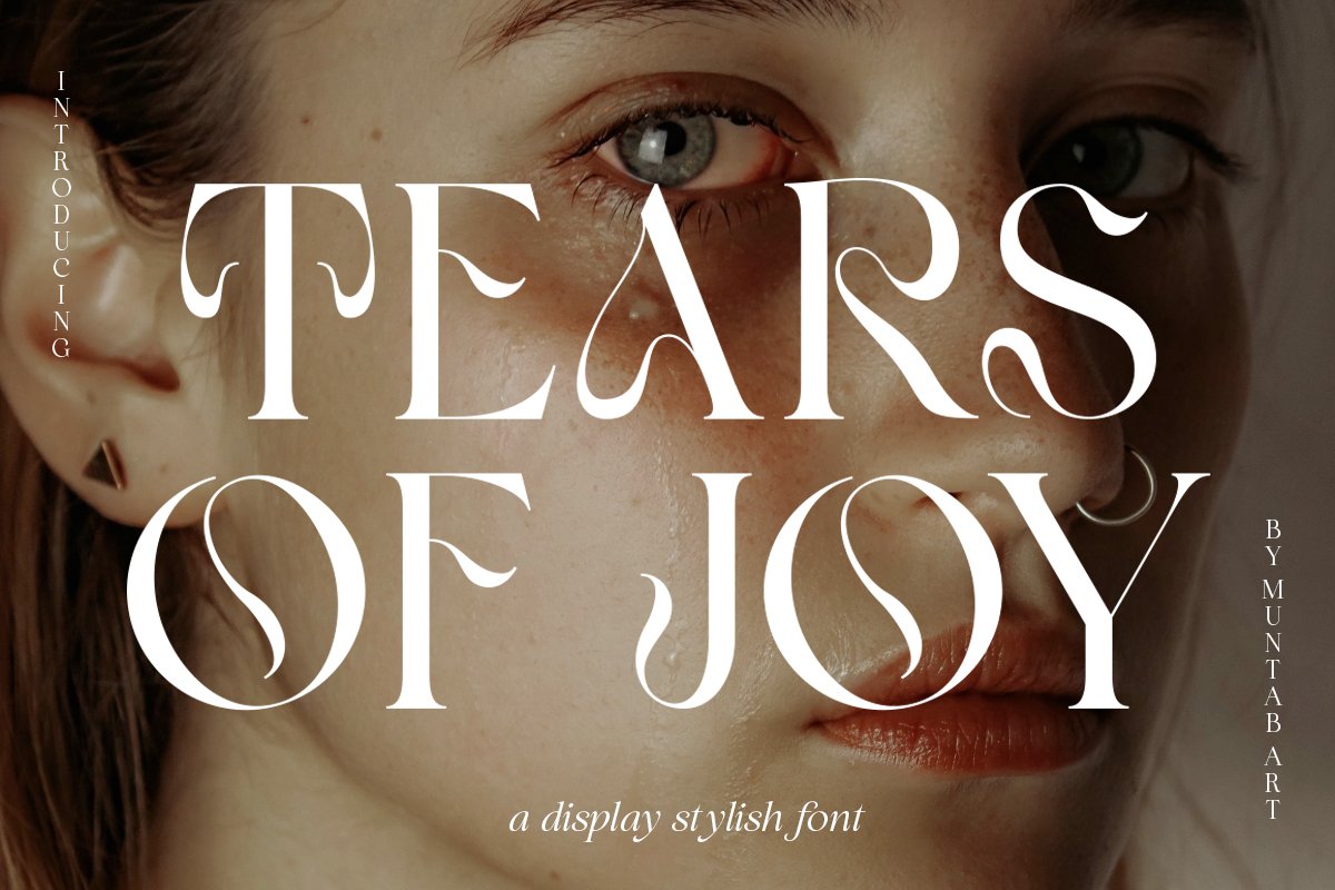 Przykładowa czcionka Tears Of Joy #1