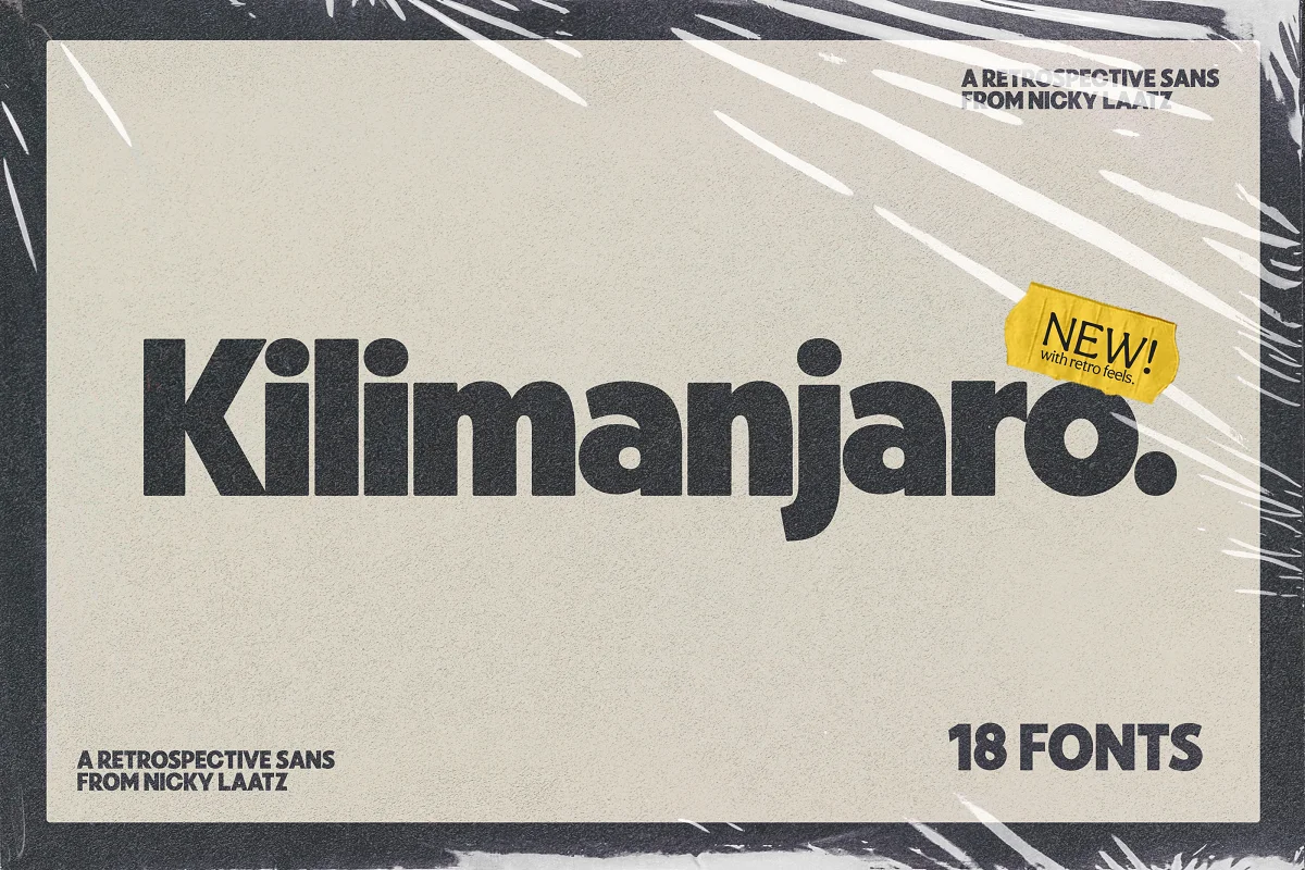 Przykładowa czcionka Kilimanjaro Sans #1