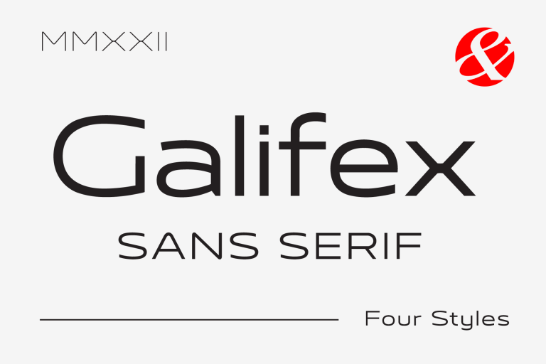 Przykładowa czcionka Galifex #1