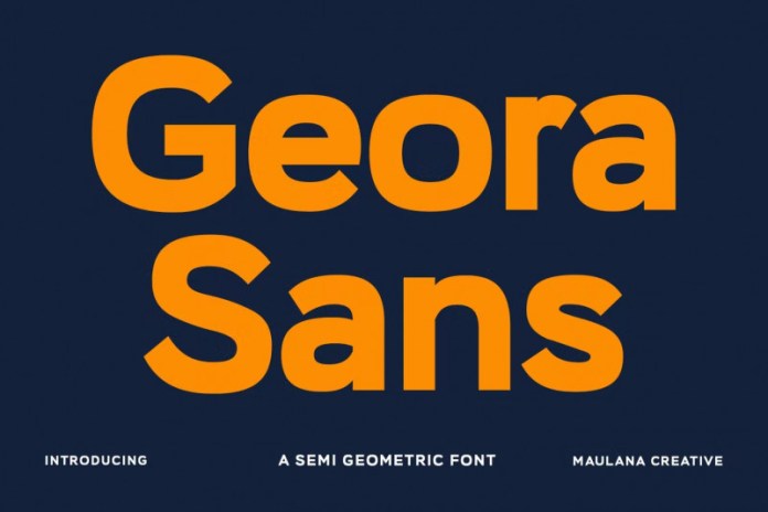 Przykładowa czcionka Geora Sans #1