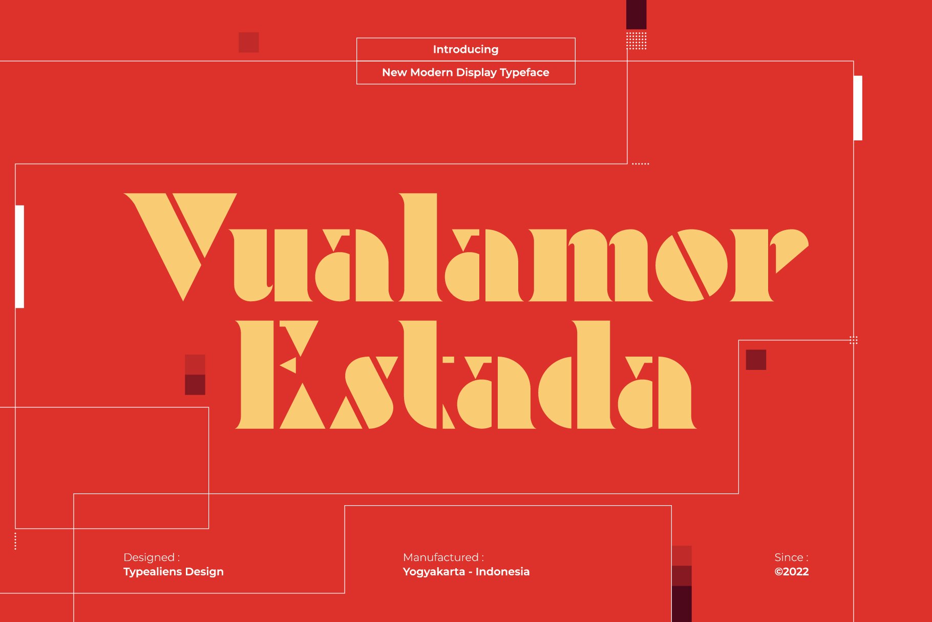 Przykładowa czcionka Vualamor Estada #1