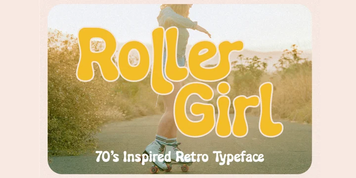 Przykładowa czcionka Roller Girl #1