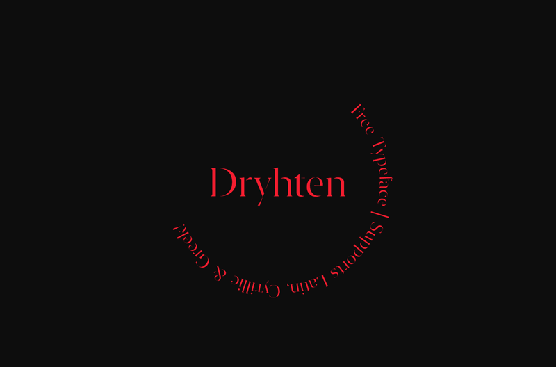 Przykładowa czcionka Dryhten #1