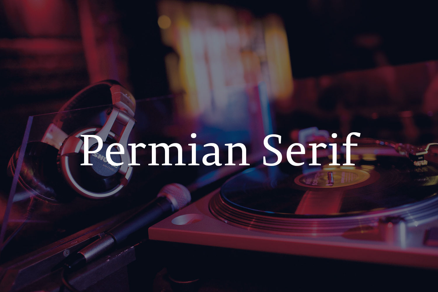 Przykładowa czcionka Permian Serif #1