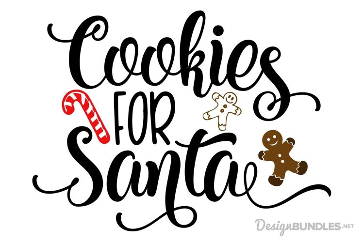 Przykładowa czcionka Cookies For Santa #1