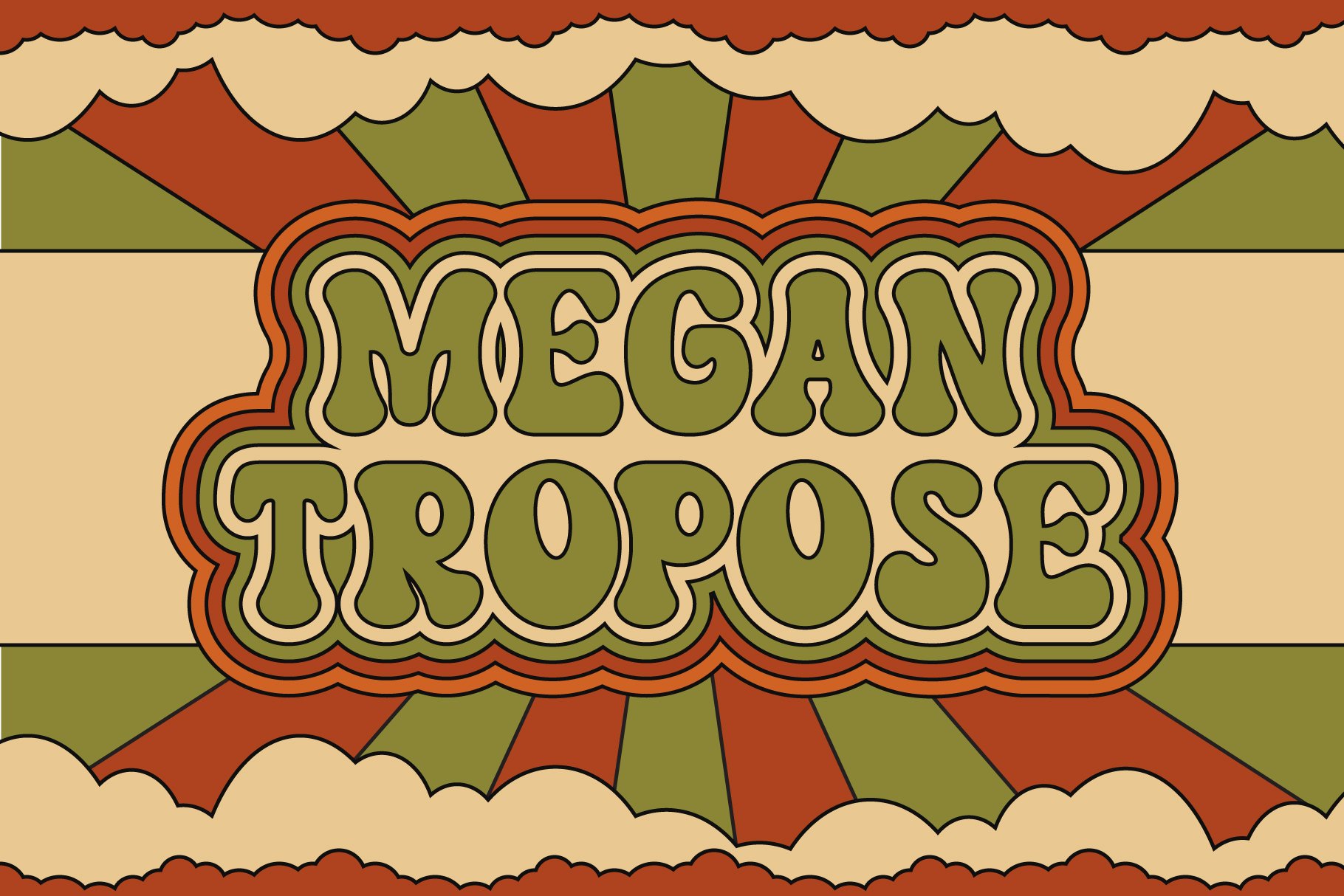 Przykładowa czcionka Megantropose #1