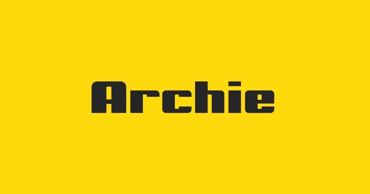 Czcionka Archie Sans