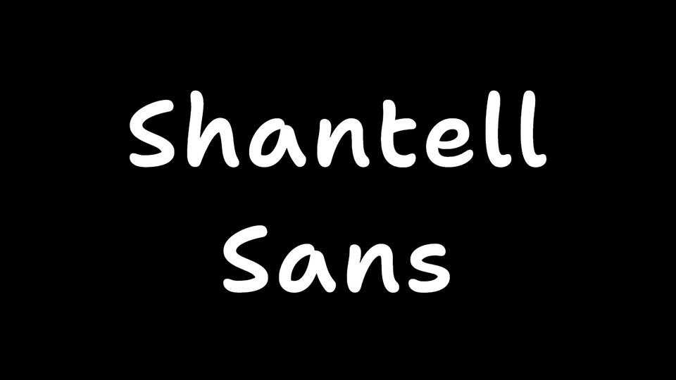Przykładowa czcionka Shantell Sans Irregular #1