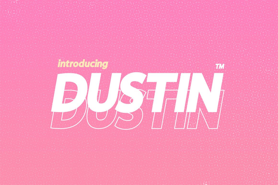 Przykładowa czcionka Dustin Sans #1