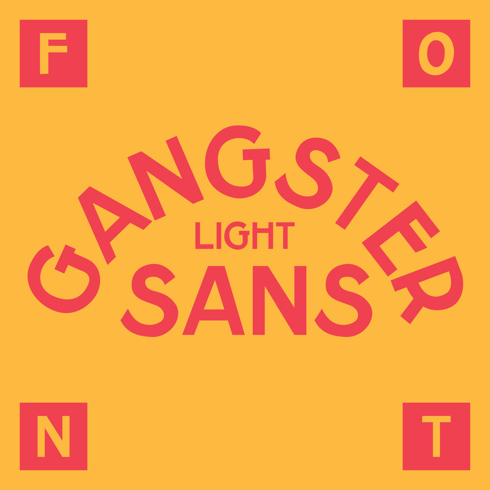 Czcionka Gangster Sans