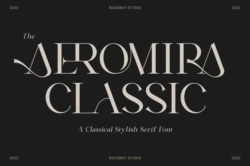 Przykładowa czcionka Aeromira Classic #1