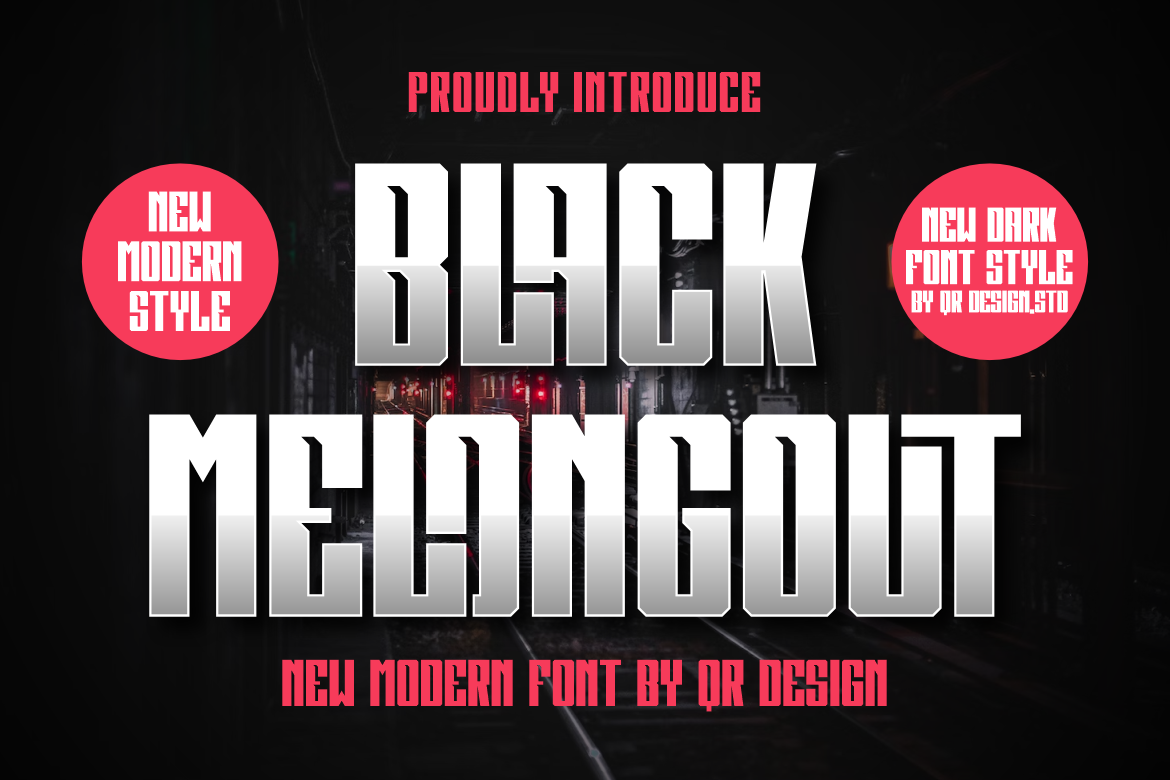 Czcionka Black Melongout