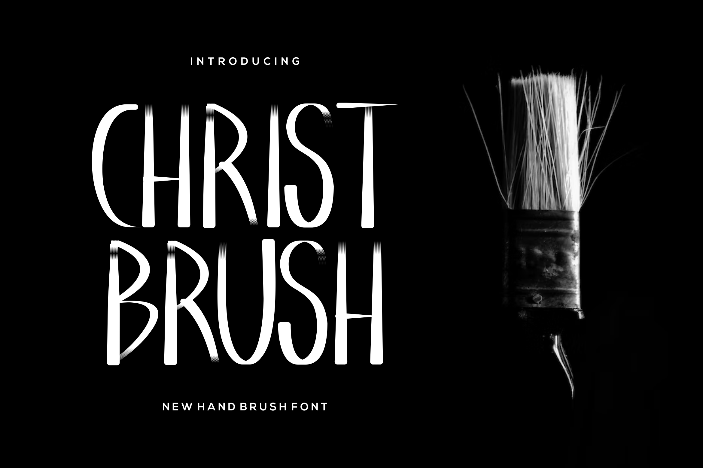 Przykładowa czcionka Christbrush #1