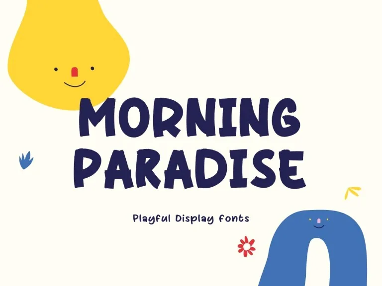 Przykładowa czcionka Morning Paradise #1