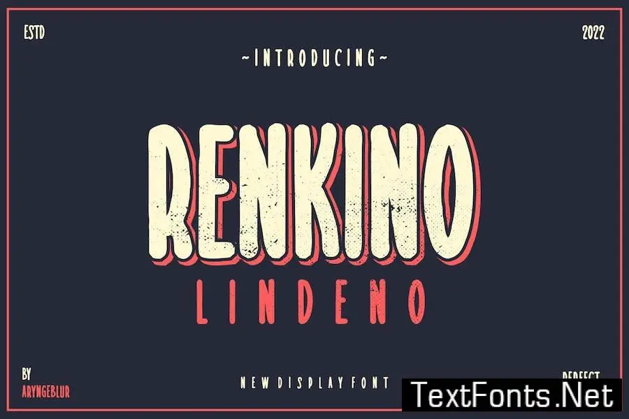Przykładowa czcionka Renkino Lindeno #1