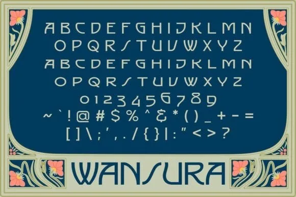 Przykładowa czcionka Wansura #1