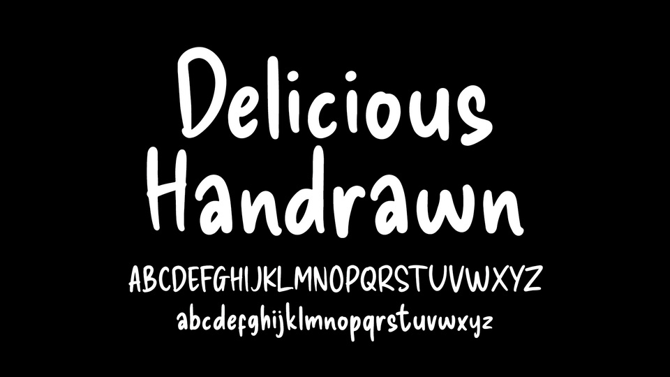 Czcionka Delicious Handrawn