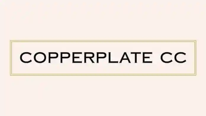 Przykładowa czcionka Copperplate CC #1